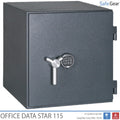Office Data Star 115 Cassaforte Per Dati ignifuga - (228 nastri LTO) - Grado di test antieffrazione S2 / test antincendio 60 min