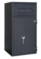Topas Pro D-II deposit safe, front view with deposit drawer and safe door closed