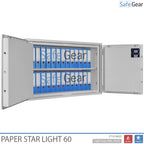 Paper Star Light 60 Coffre-fort Documentaire - 28 Classeurs - Test d'effraction S2 / Test feu 30 min