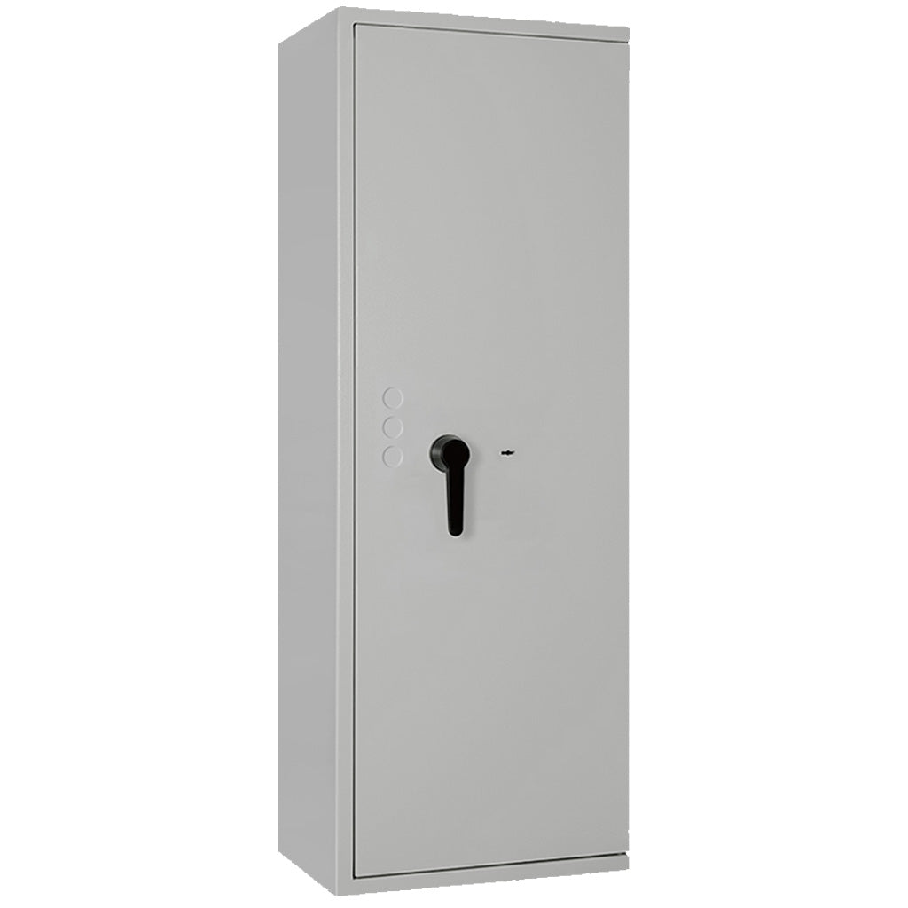 Lyra 14 security safe in Light Grey, door closed