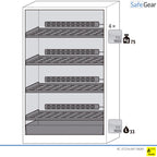 ION-CLASSIC-90 Batterieladeschrank Pro 120 cm