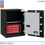 Brixia Uno 3 Coffre-Fort (66 L) - Classe de test anti-effraction I - Serrure À Code