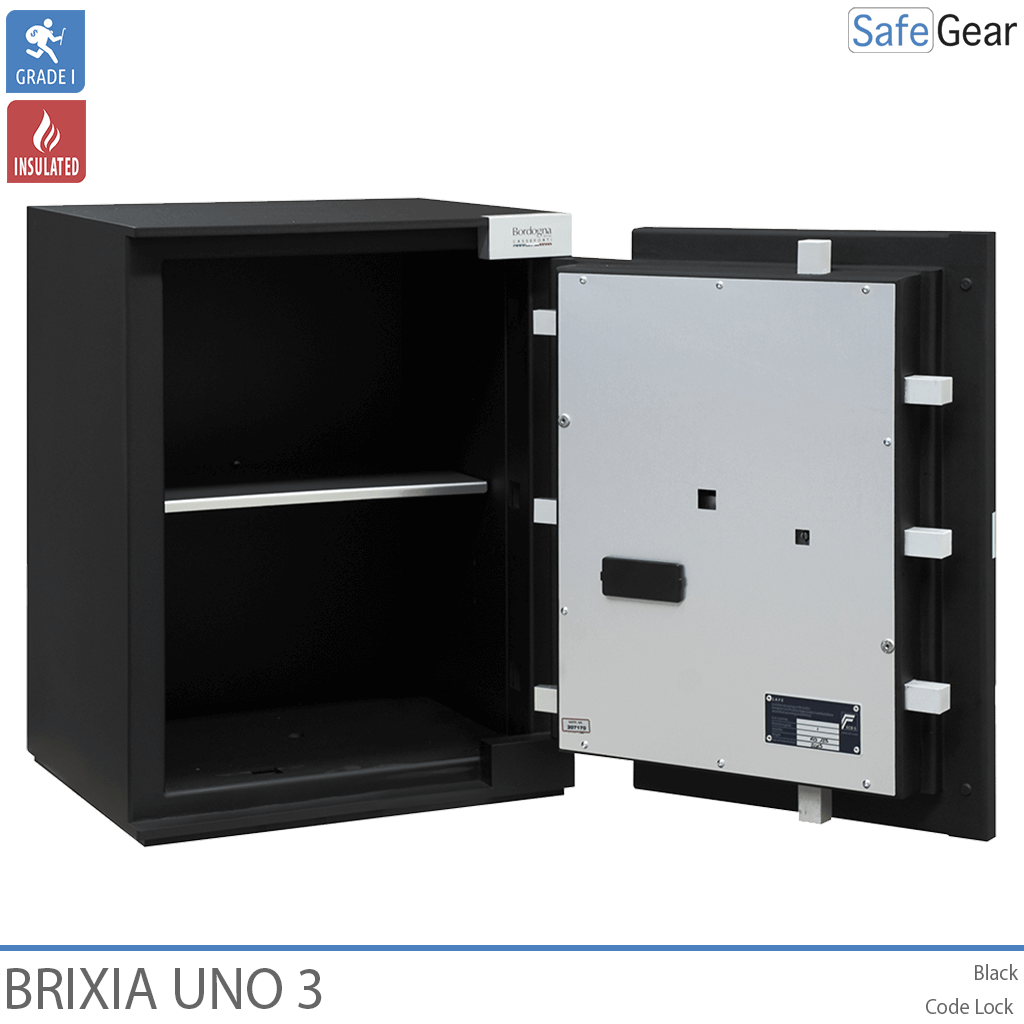 Brixia Uno 3 Coffre-Fort (66 L) - Classe de test anti-effraction I - Serrure À Code
