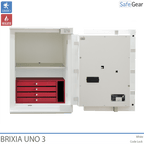 Brixia Uno 3 Coffre-Fort (66 L) - Classe de test anti-effraction I - Serrure À Code