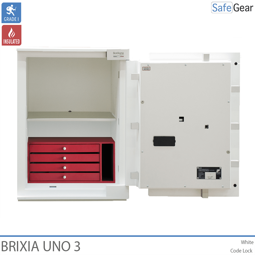 Brixia Uno 3 Coffre-Fort (66 L) - Classe de test anti-effraction I - Serrure À Code