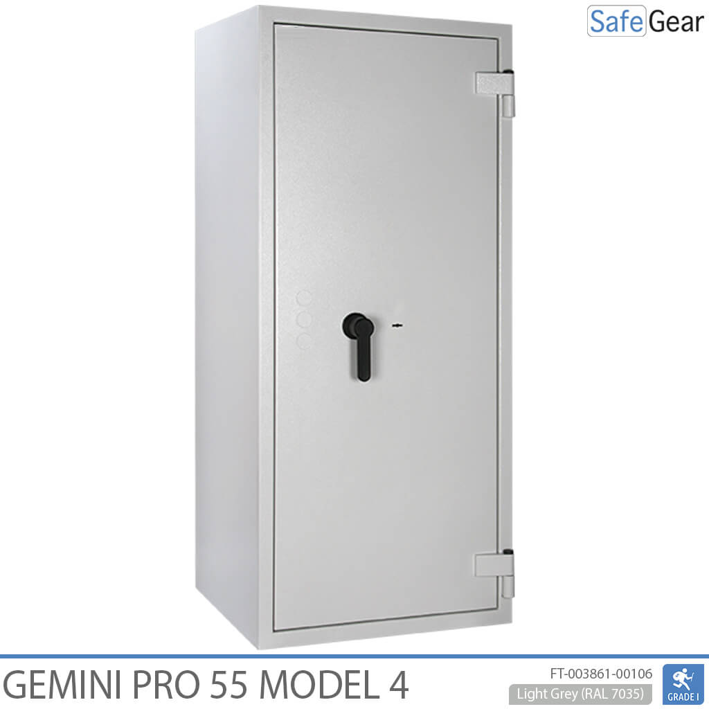 Gemini Pro 55 - Coffre-Fort pour pharmacie (293 litres) - 7 tiroirs - 1 étagère - Test anti-effraction Classe I