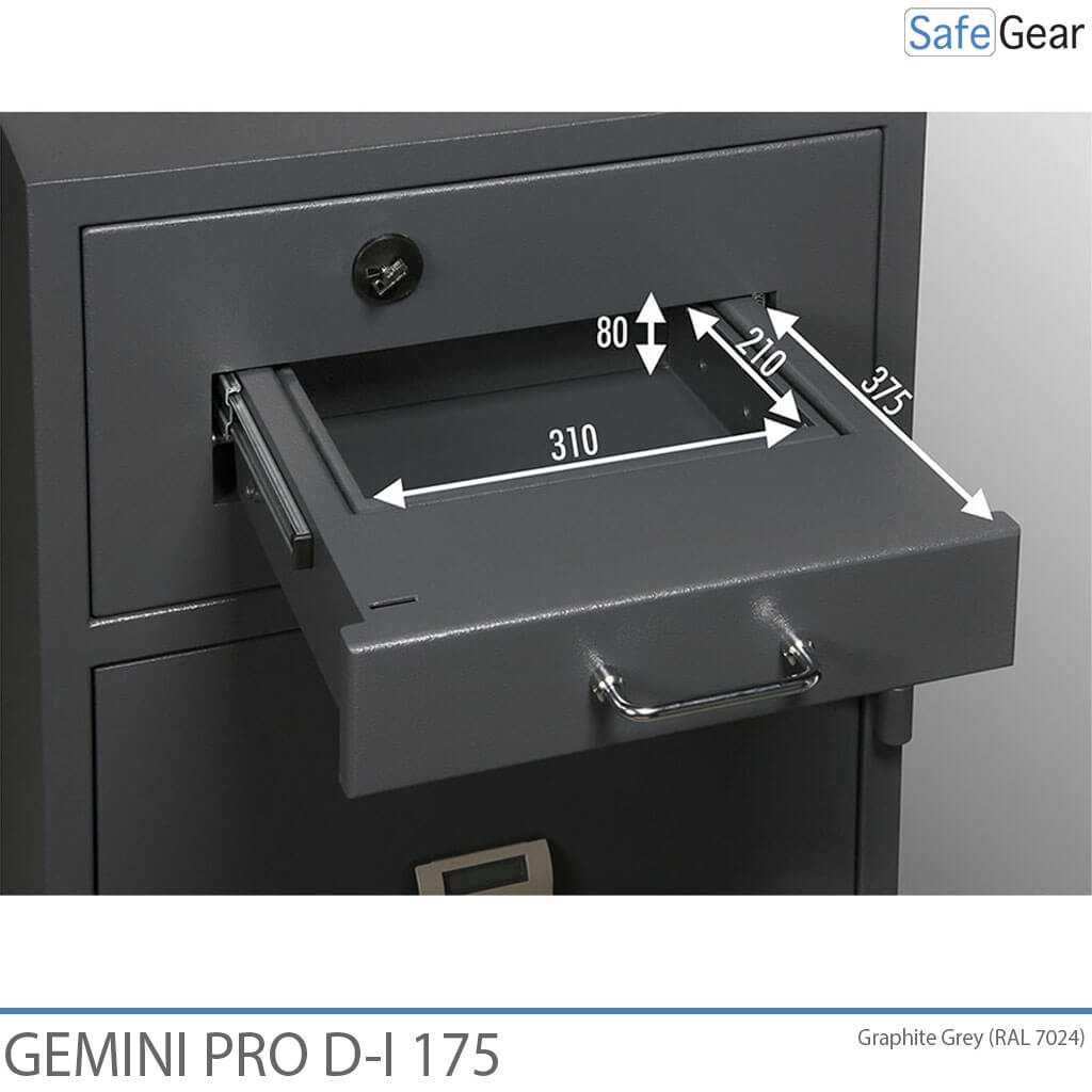 Gemini Pro D-I 175 Deposit Safe (205 L) - Burglary Test D-I