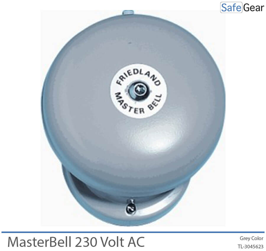 Industrial signal bell, 230 V AC