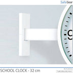 Wall bracket of the double-sided school clock
