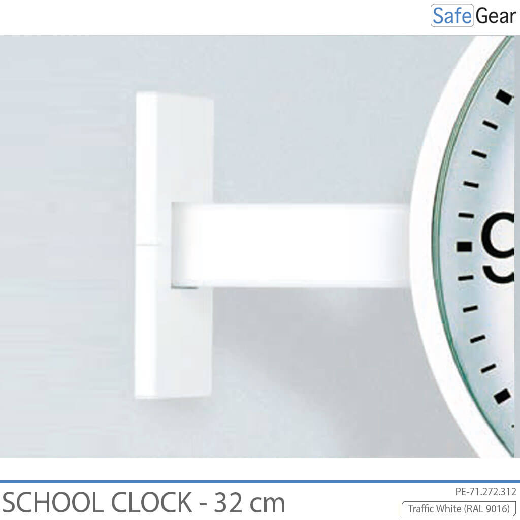 Wall bracket of the double-sided school clock