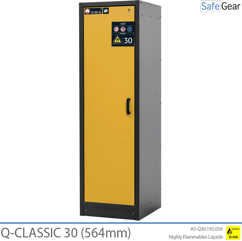 Q-CLASSIC 30 - 3 étagères (380 L) / Résistance au feu pendant 30 minutes