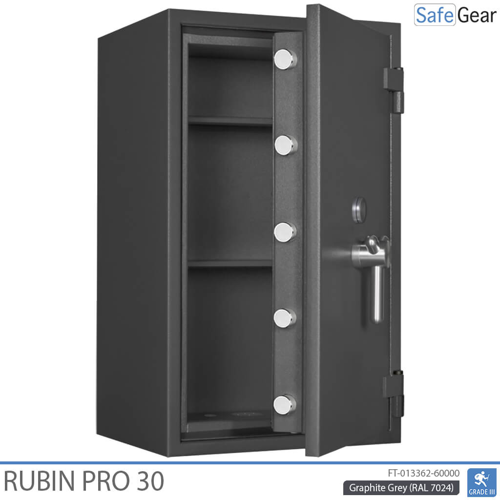 Rubin Pro 30 – Sicherheitstresor (145 Liter) – Einbruchschutz-Test Klasse 3