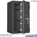 Rubin Pro 30 – Sicherheitstresor (145 Liter) – Einbruchschutz-Test Klasse 3