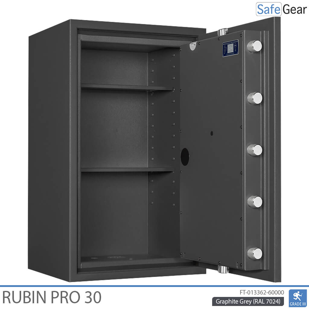 Rubin Pro 30 – Sicherheitstresor (145 Liter) – Einbruchschutz-Test Klasse 3
