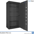 Rubin Pro 65 – Sicherheitstresor (458 Liter) – Einbruchschutz-Test Klasse 3