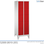 Armadio portaoggetti S2000 con scomparti 2x5 (8010-205) - lucchetto