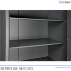SB Pro interior with movable shelves