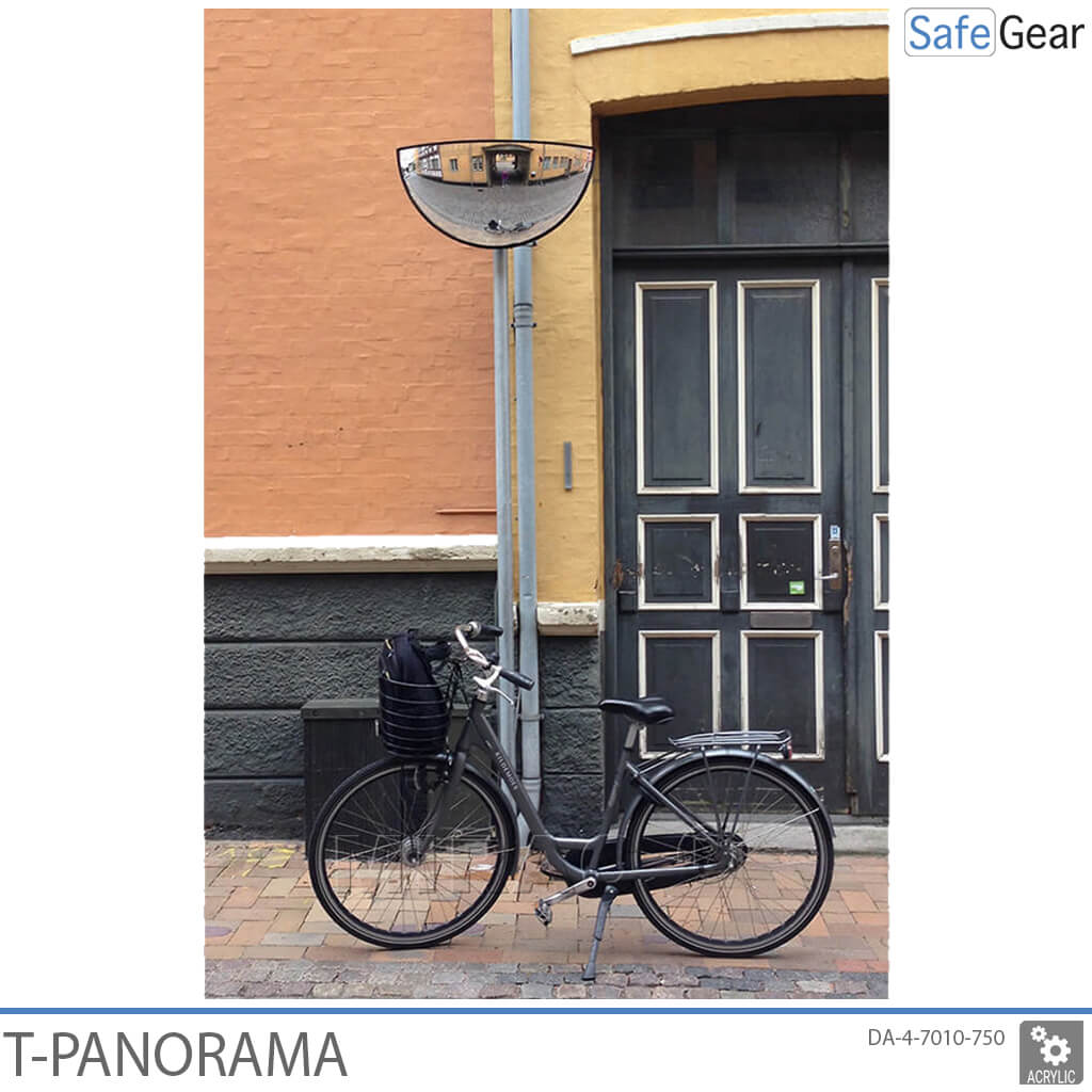 Specchio stradale - panoramico a T 78-x-40-x-16 cm