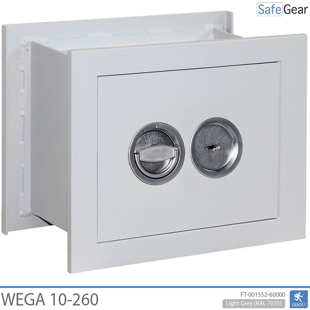 Cassaforte a muro Wega 20-260 (15L) - Grado I per test antieffrazione
