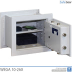 Cassaforte a muro Wega 20-260 (15L) - Grado I per test antieffrazione